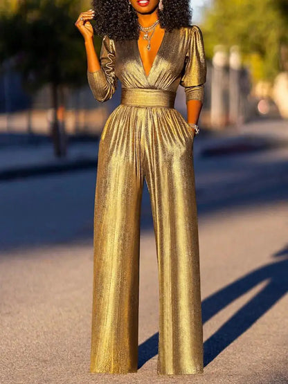 Helena - Shiny Jumpsuit