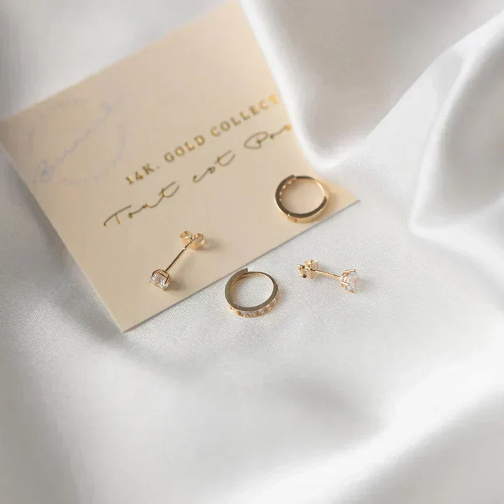 Avianorra | Pendientes de Oro 18k