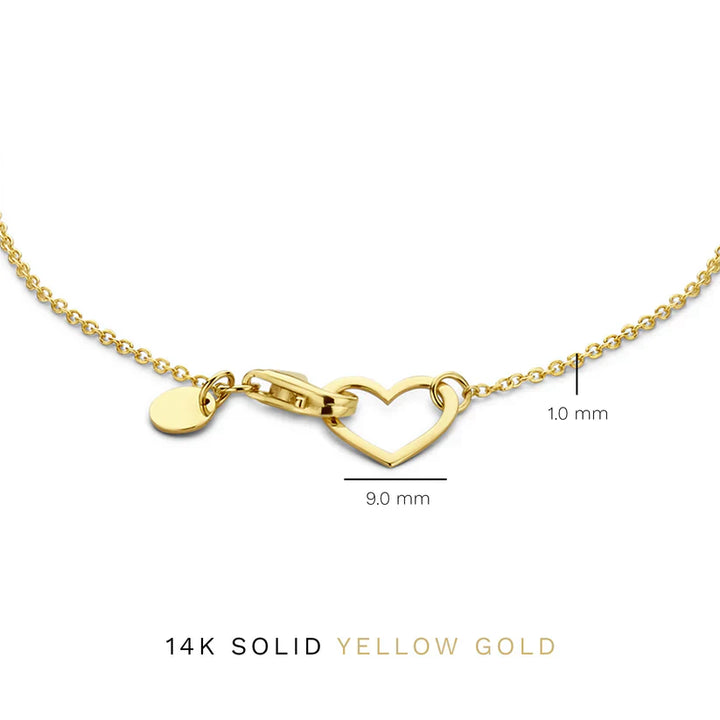 Olivianne | Pulseira de Ouro 14k