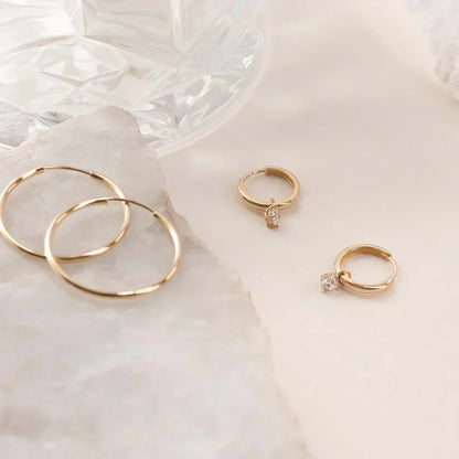 Larmes de Lune Steinohrreifen | Gold