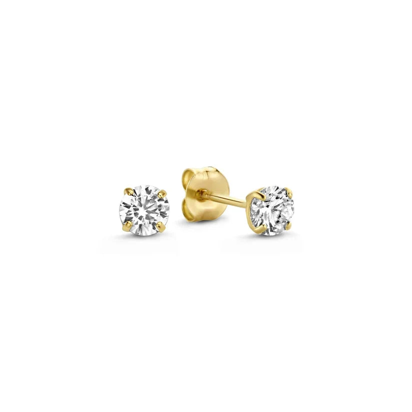 Krizalyssa | Diamantvedhæng Øreringe 18k Guld