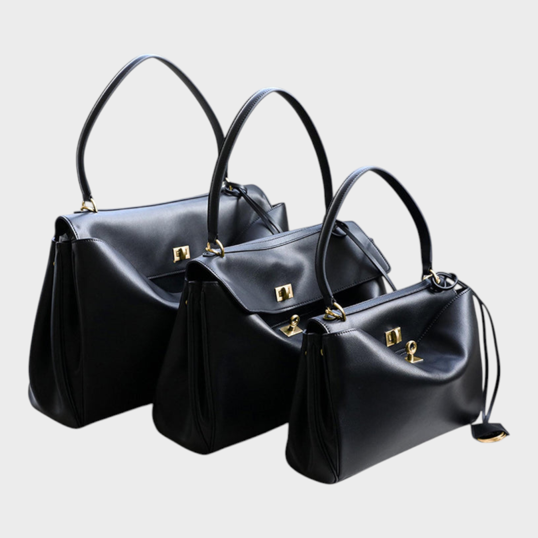 Libby | Minimalistische luxuriöse Handtasche aus weichem Leder