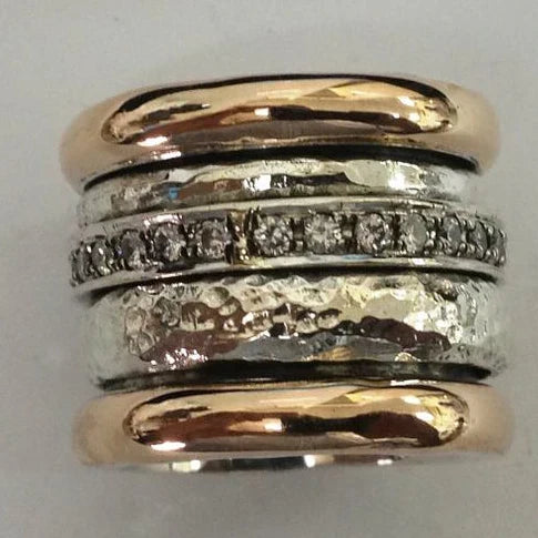 Timeless Layered Thick Yellow Ring | Gold