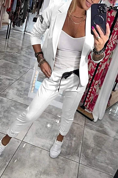 Fenna™ | Relaxed Solid Color Two-Piece Set for Women