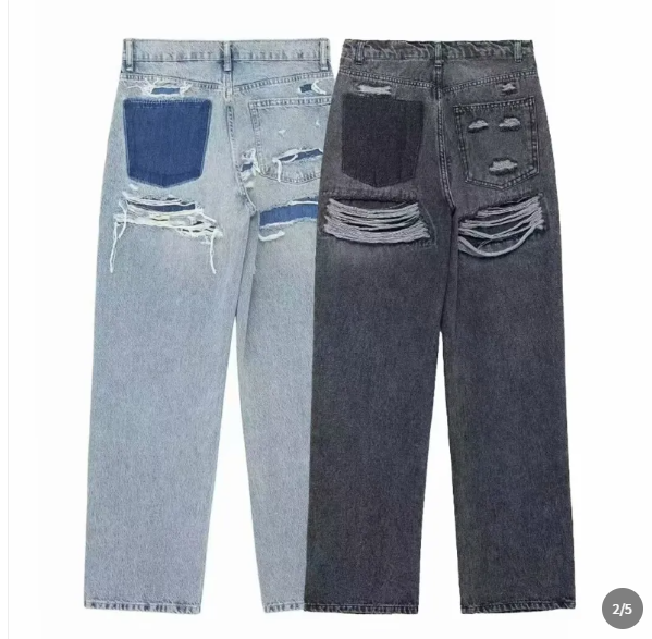 Livia - Vintage Ripped Jeans