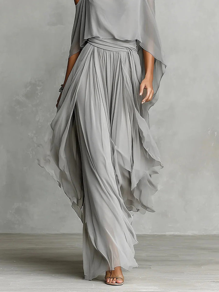 Ivah™ Off-Shoulder Flydende Sæt