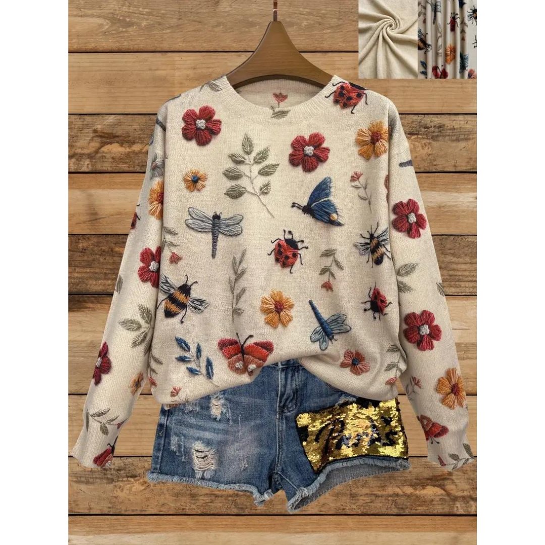 SADIE™ – Floral Fantasy Langarmshirt