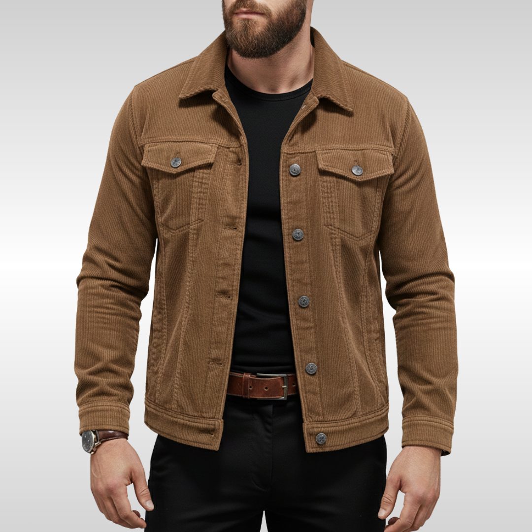 Isidore | Men's Corduroy Button-Down Jacket