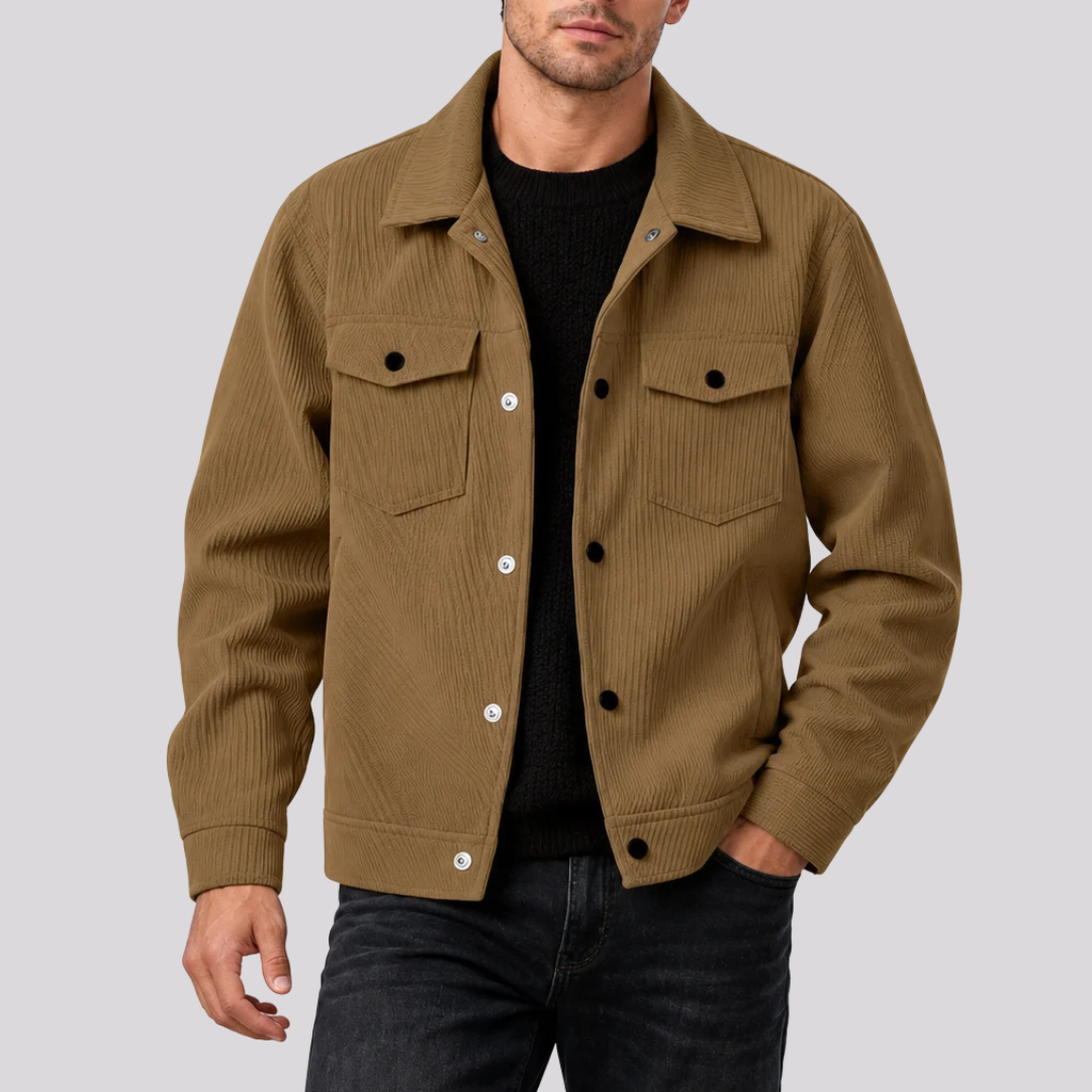 Isidore | Men's Corduroy Button-Down Jacket