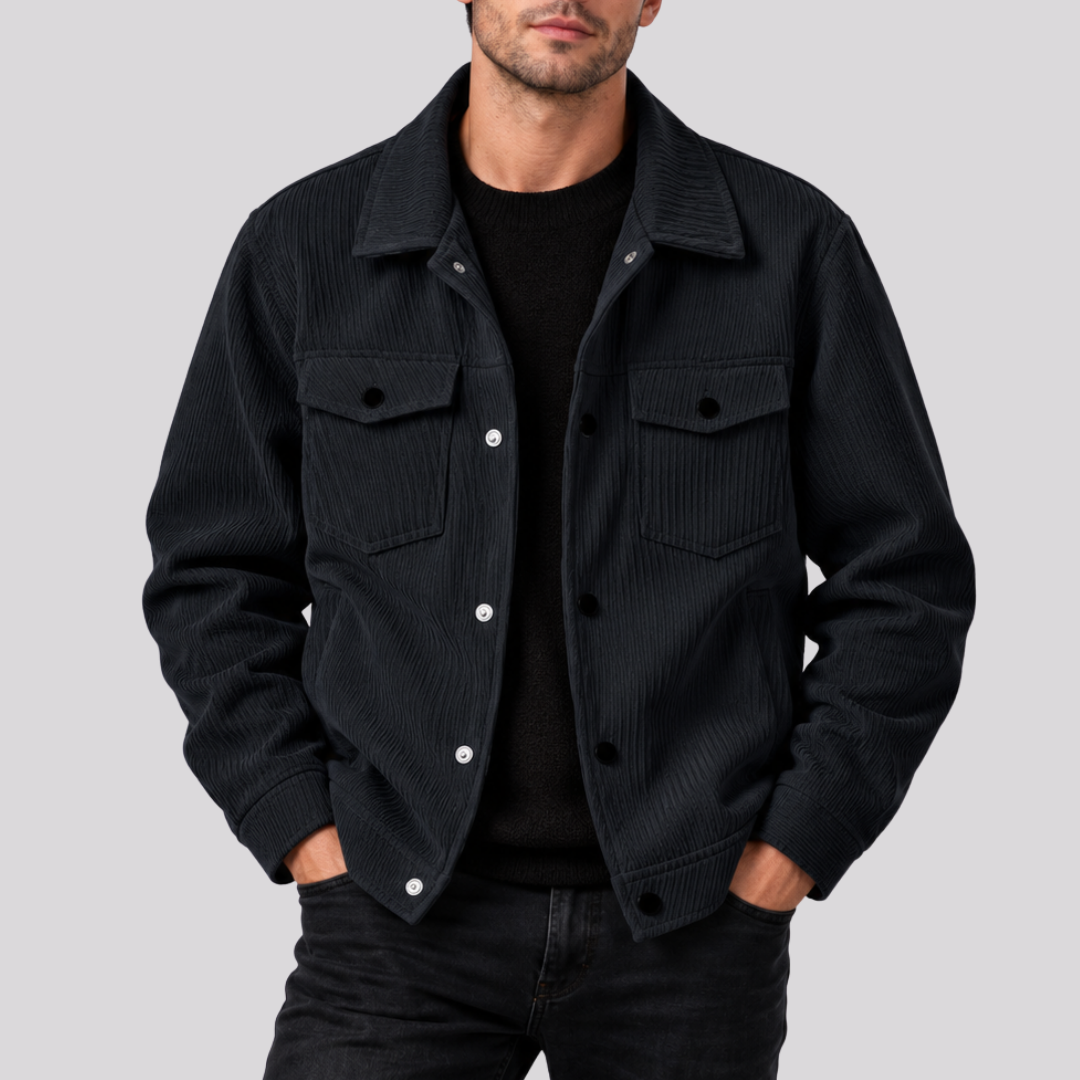 Isidore | Men's Corduroy Button-Down Jacket