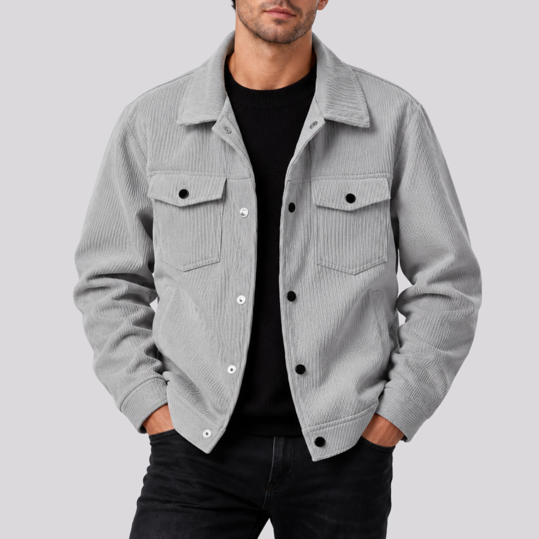 Isidore | Men's Corduroy Button-Down Jacket