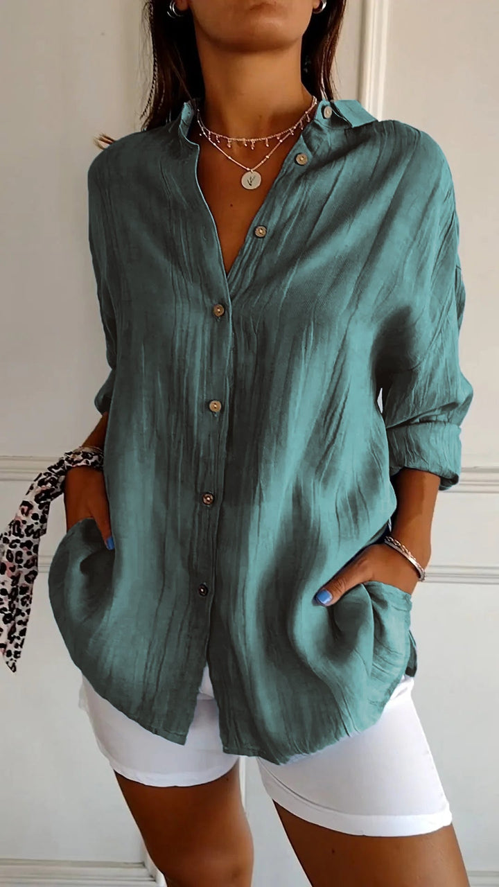 Sasha | Camisa elegante con estilo plisado