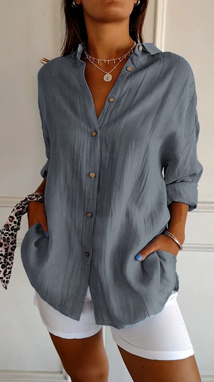 Sasha | Camisa elegante con estilo plisado