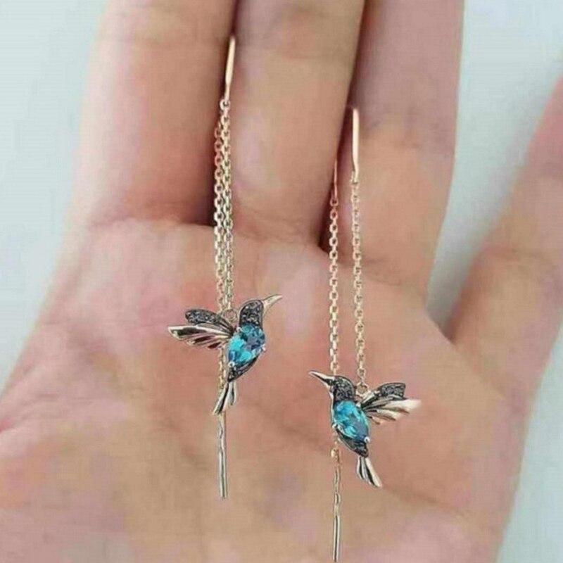 BRINCOS DE ESMALTE BEIJA-FLOR
