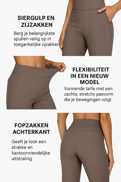 Pantalones Lia Stretch | Pantalones para mujer con ajuste cómodo y tela elástica suave