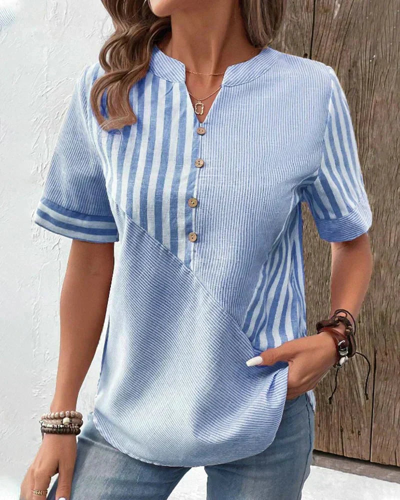 Lila | Blusa Listrada Macia