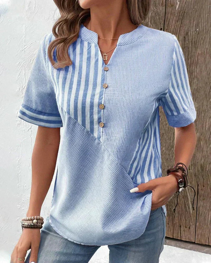 Lila | Blusa Listrada Macia
