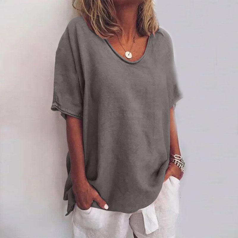 CALLIE™ – Blusa confortável de modelagem ampla