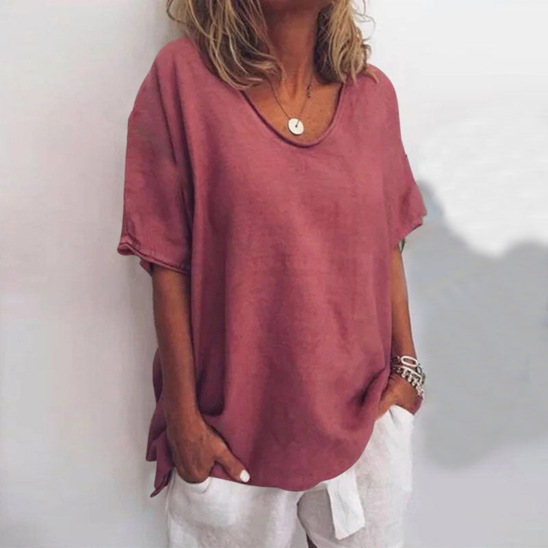 CALLIE™ – Blusa confortável de modelagem ampla