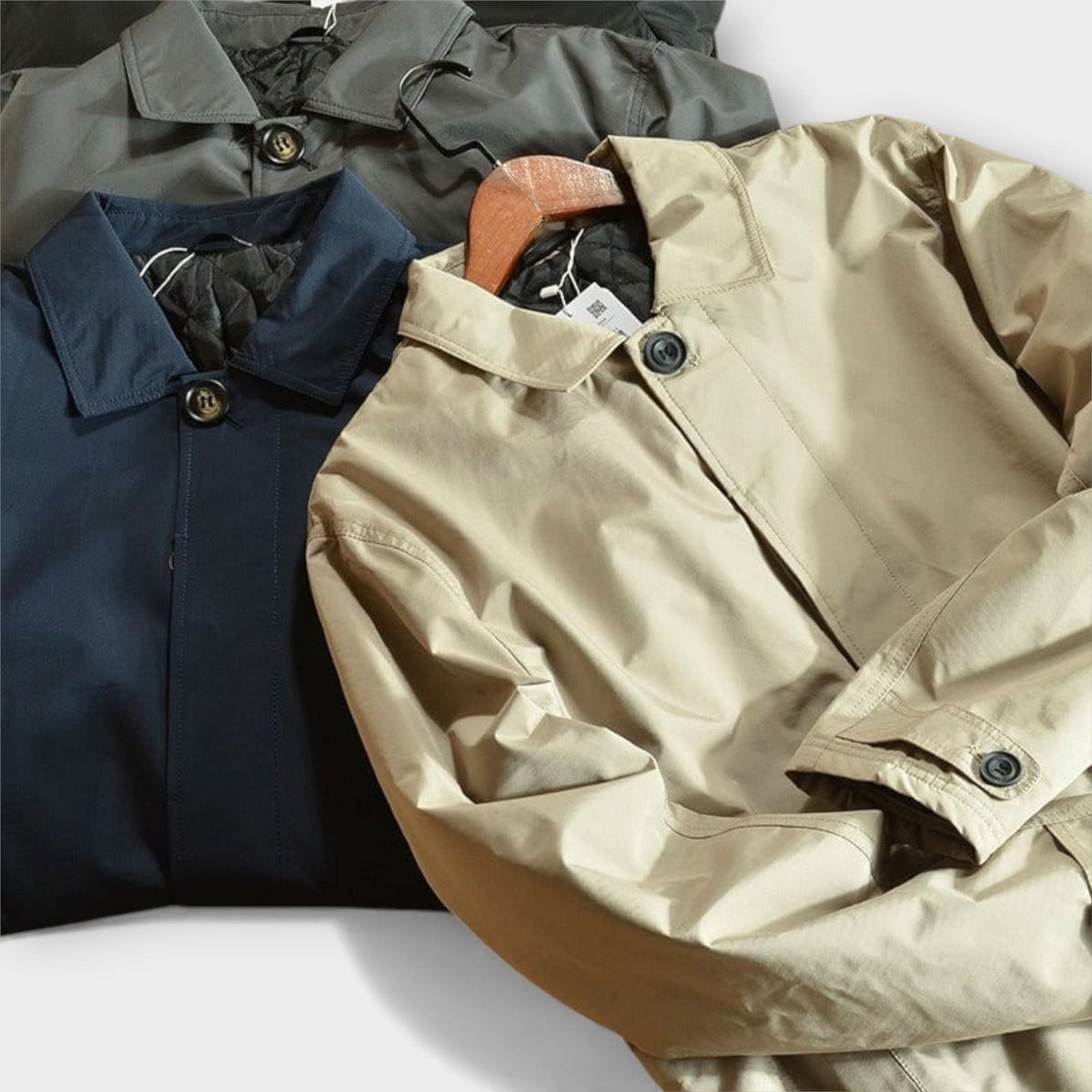 Men’s Mid-Length Button-Front Coat