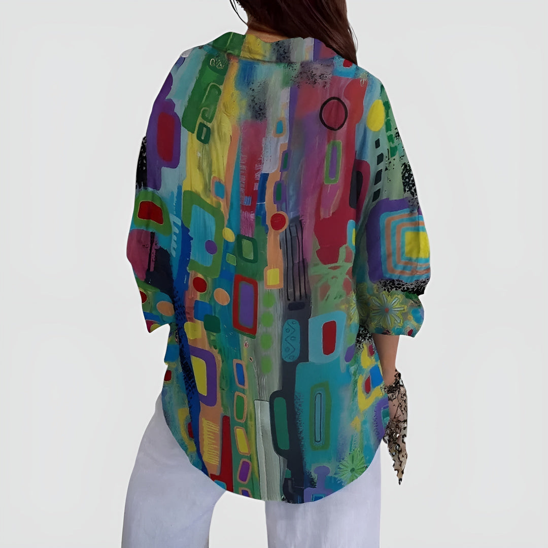 Blusa Ava™ com padrão geométrico
