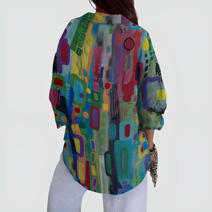 Blusa Ava™ com padrão geométrico