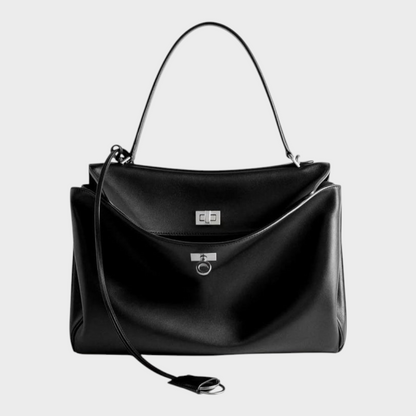 Libby | Minimalistische luxuriöse Handtasche aus weichem Leder