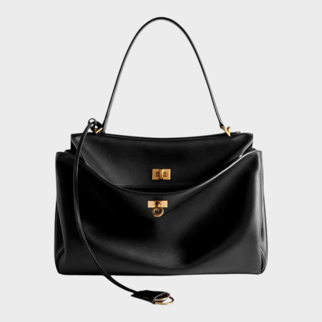 Libby | Minimalistische luxuriöse Handtasche aus weichem Leder
