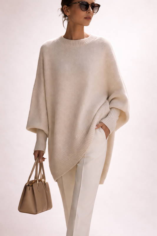 Livia | Pulôver Poncho Oversized