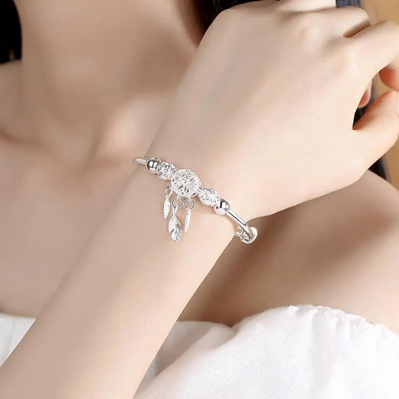 Sølv Drømmefanger Armbånd