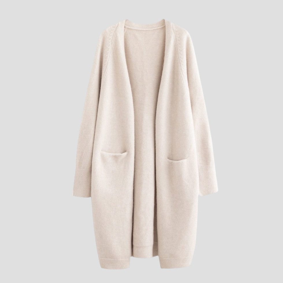 Sade | Cashmere Long Cardigan with Pockets for Women