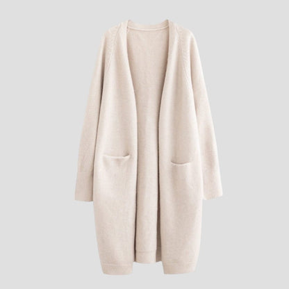 Sade | Cashmere Long Cardigan with Pockets for Women