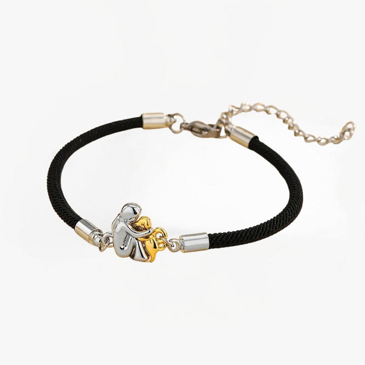 LIORA | PULSEIRA DE CORDÃO COM ÍCONE DE CACHORRO