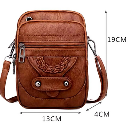 Alva | Bolso cruzado de cuero