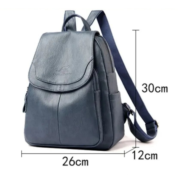 Eda | Mochila de Couro Antifurto
