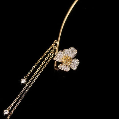 Mariposa - Zirconia Butterfly Drop Earrings