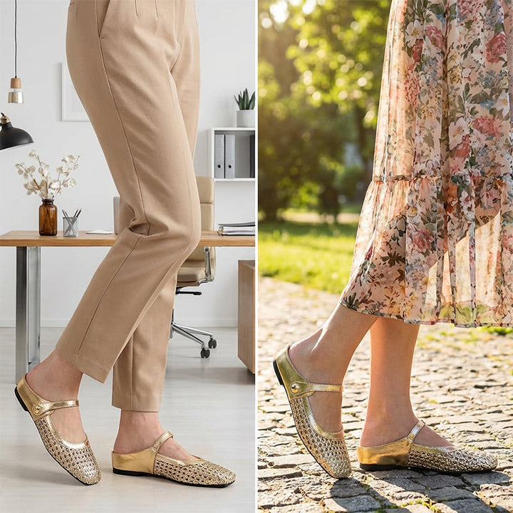 Elyara | Mary Jane Closure Mules