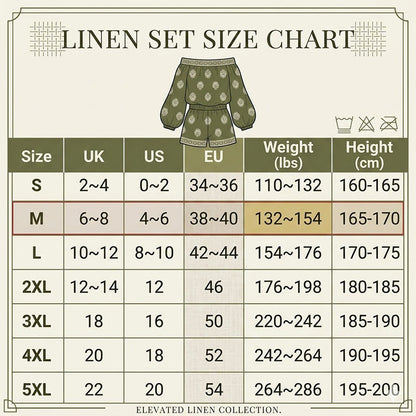 Lexy | Boho-Overall mit Schulterfreiem Print-Set