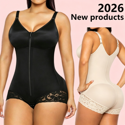 Dámské stahovací body s předním zipem