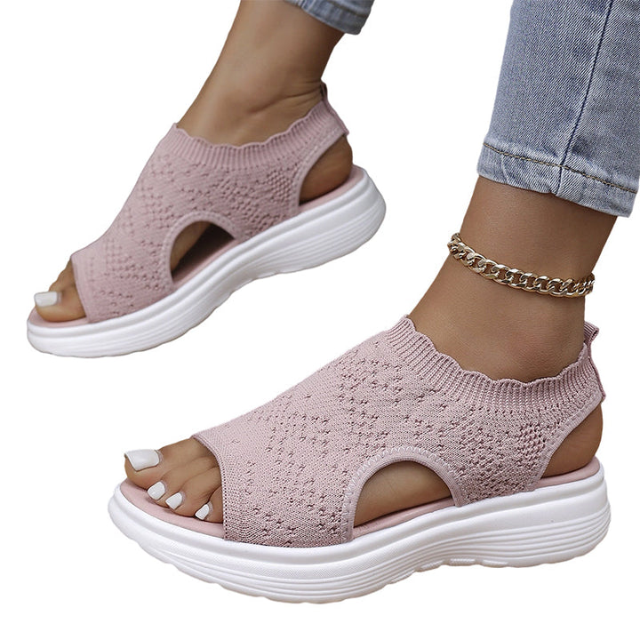 Naia | Women's Breathable Knit Platform Sandals