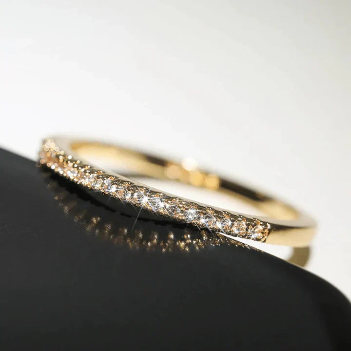 Anillo Palmina Verdalis | Oro blanco