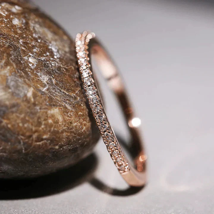 Anillo Palmina Verdalis | Oro blanco