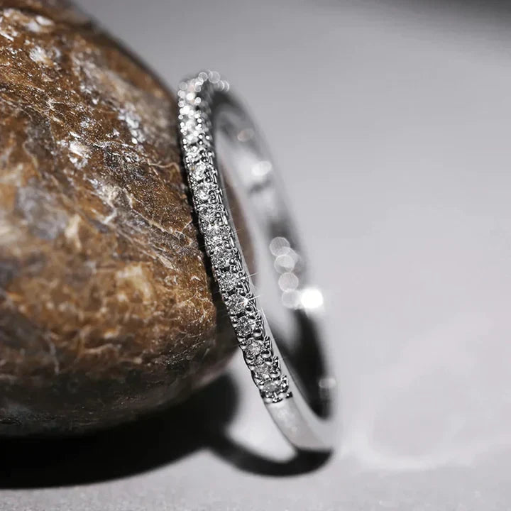Anillo Palmina Verdalis | Oro blanco