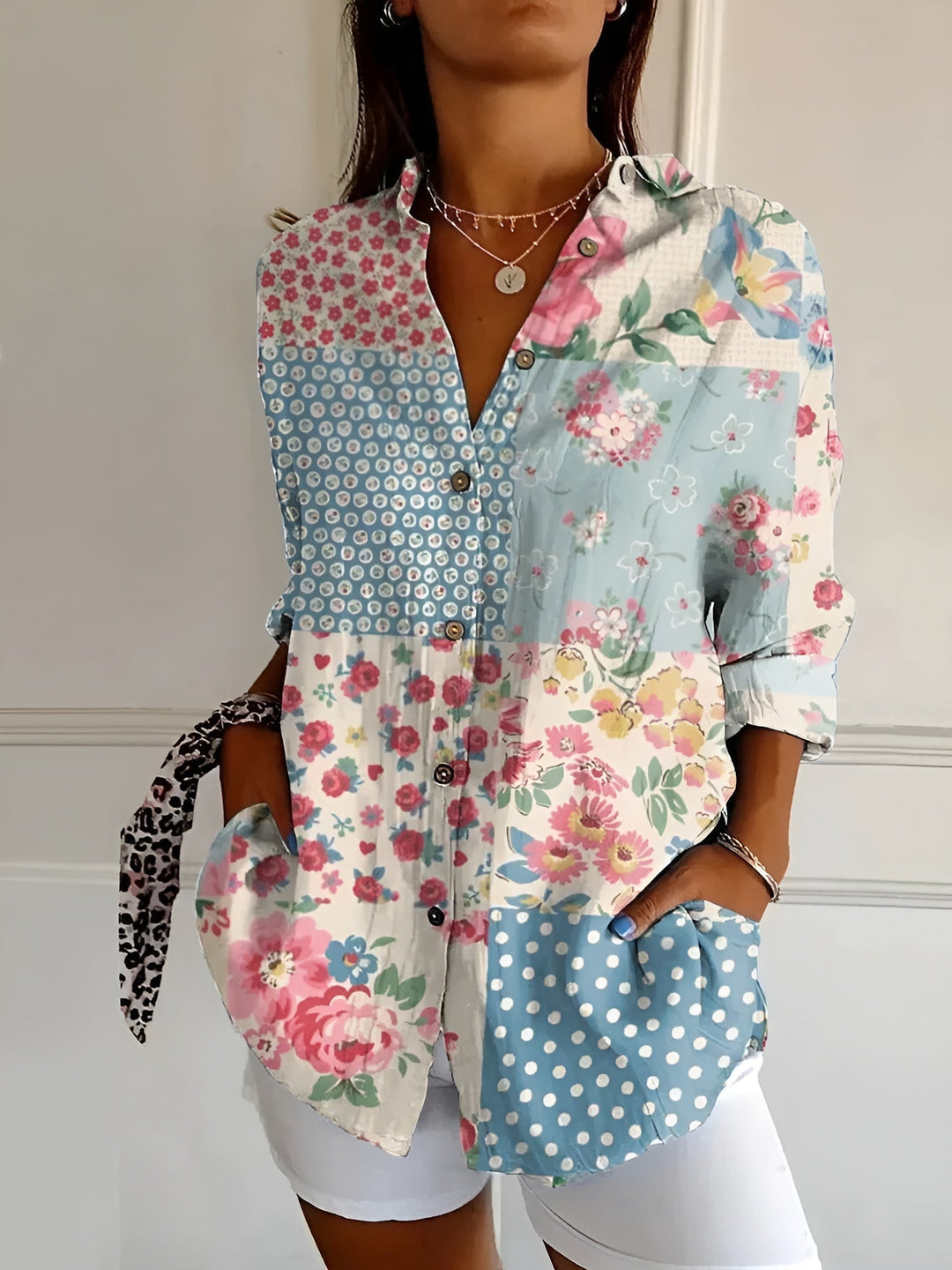 Maia | Blomstret sommerbluse