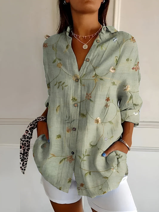 Maia | Blusa Floral de Verano