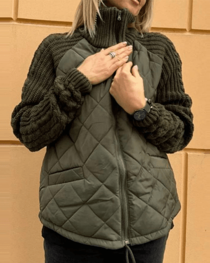 Victoria | Chaqueta elegante de punto y fusión