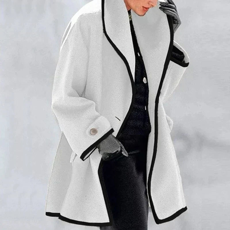 Agnetta | Trenchcoat i merinould