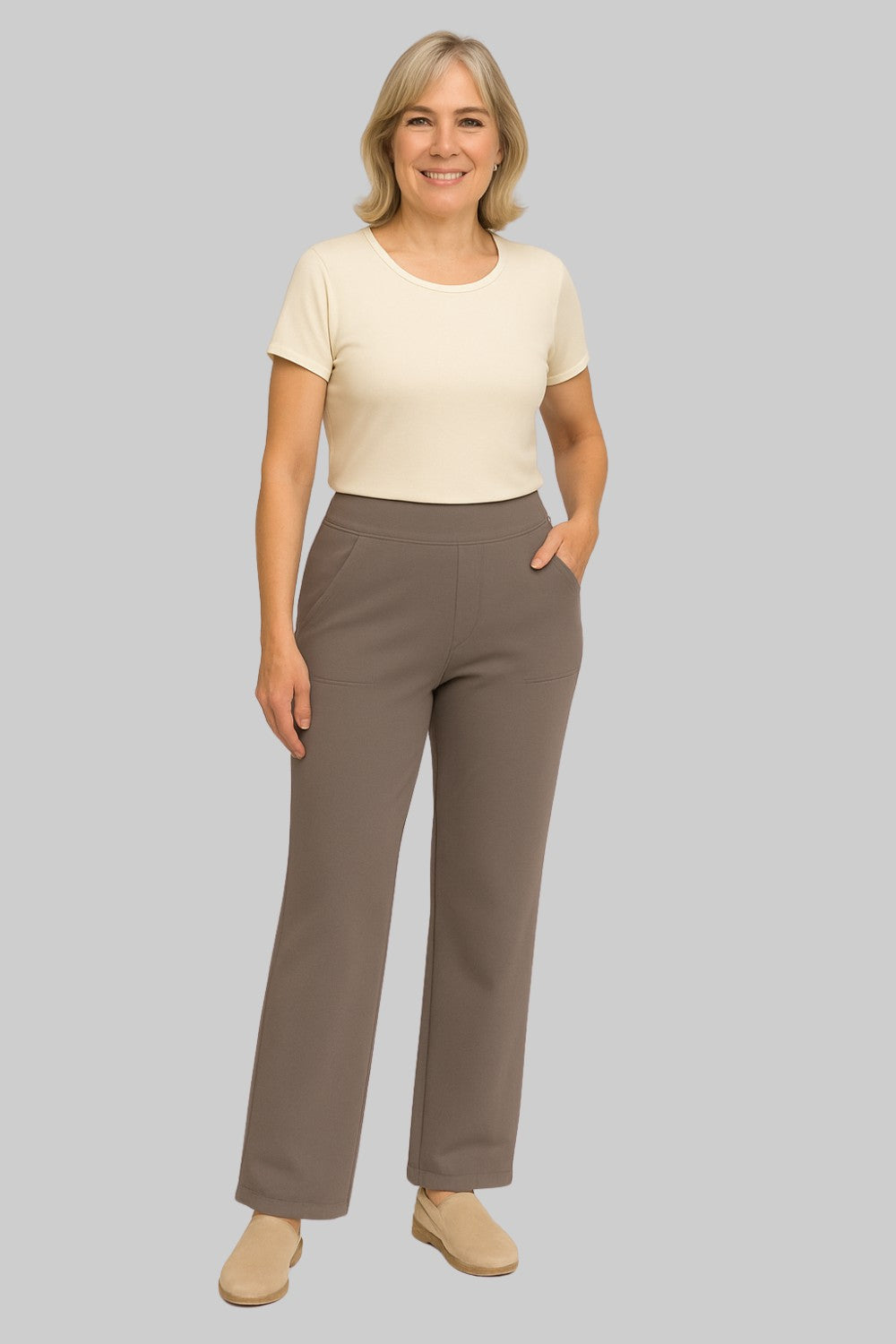Pantalones Lia Stretch | Pantalones para mujer con ajuste cómodo y tela elástica suave