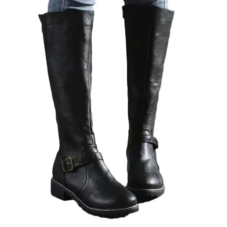 Savannah | Botas ortopédicas de cuero para mujer con hebilla