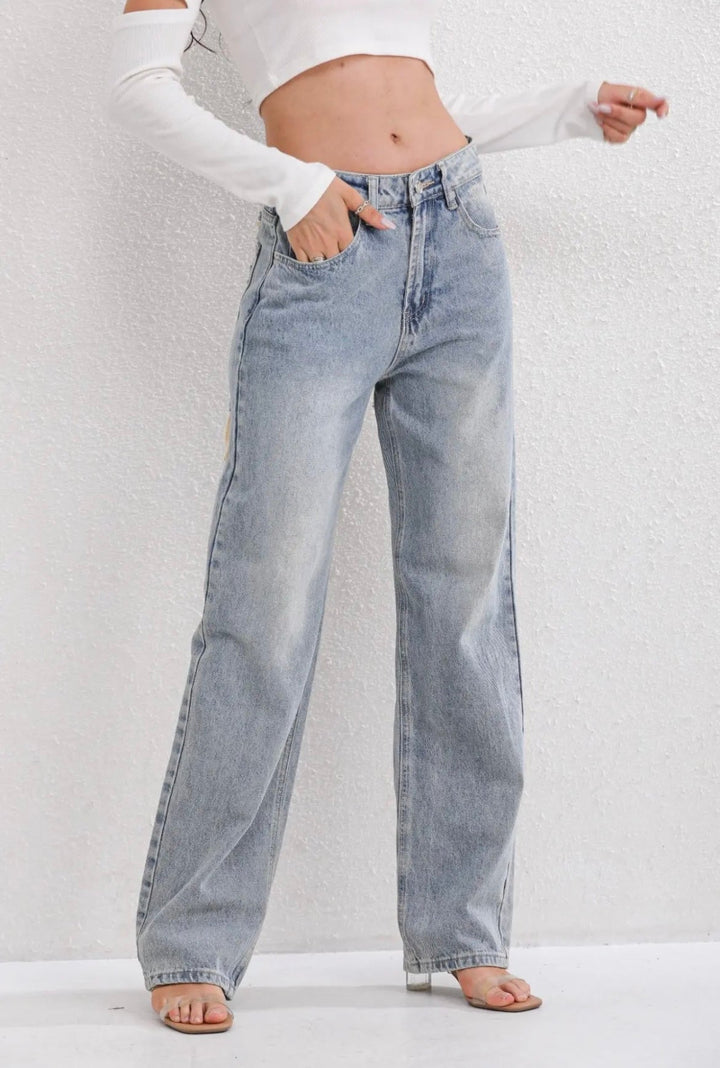 Livia - Vintage zerrissene Jeans
